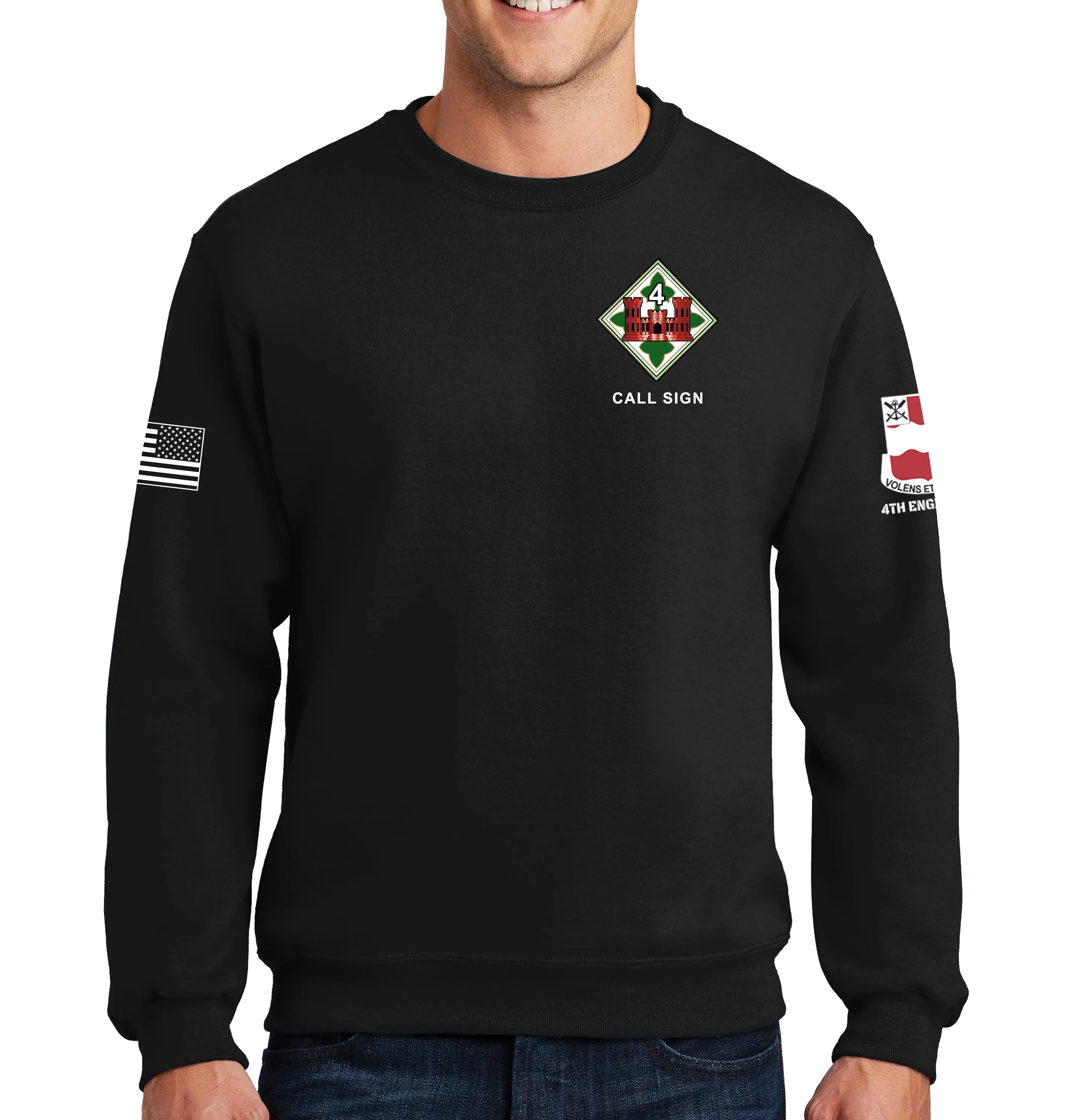 50-50 Blend Crewneck Unisex Sweatshirt. This shirt is NOT approved for PT.