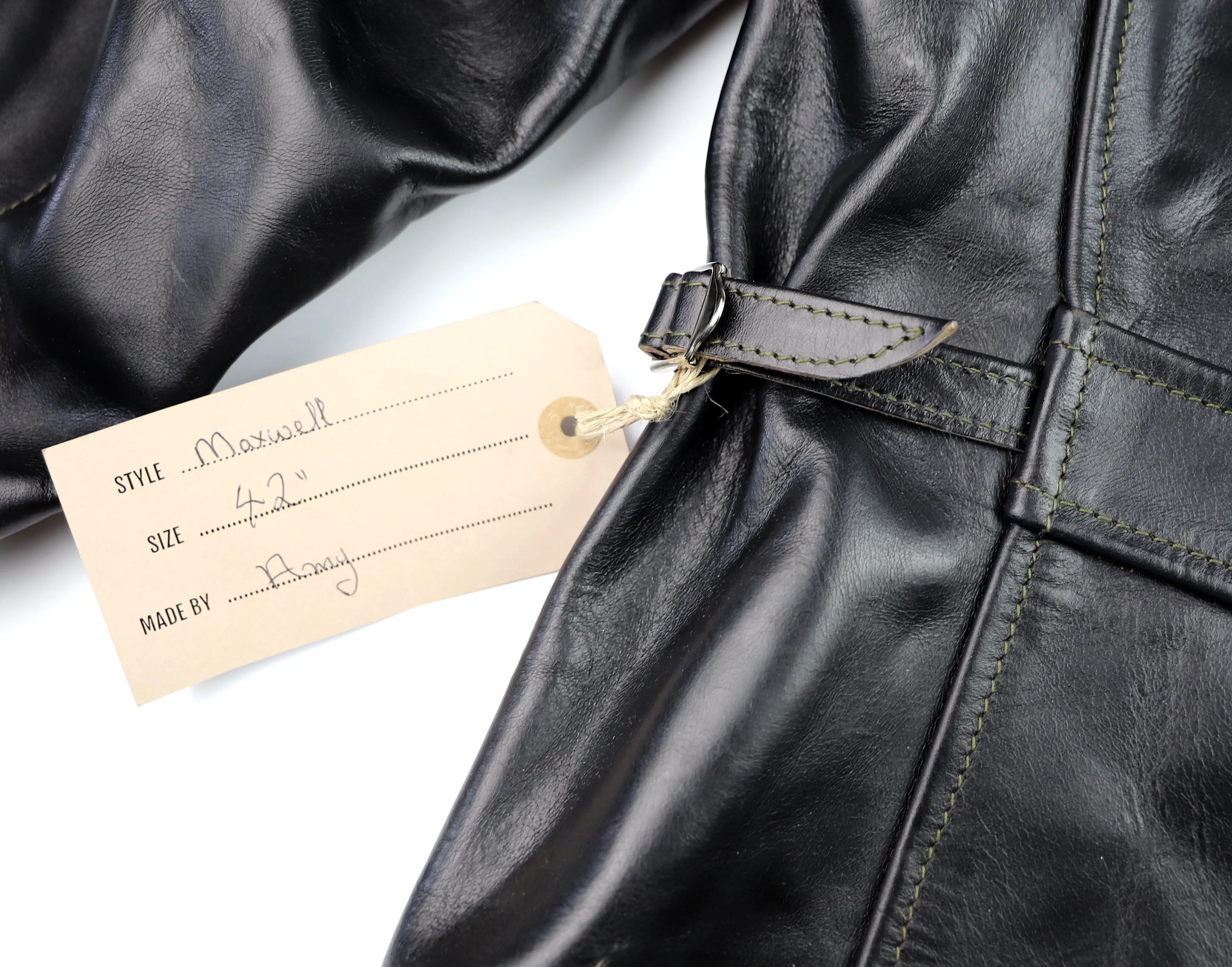 Aero Maxwell, size 42, Black CXL Horsehide