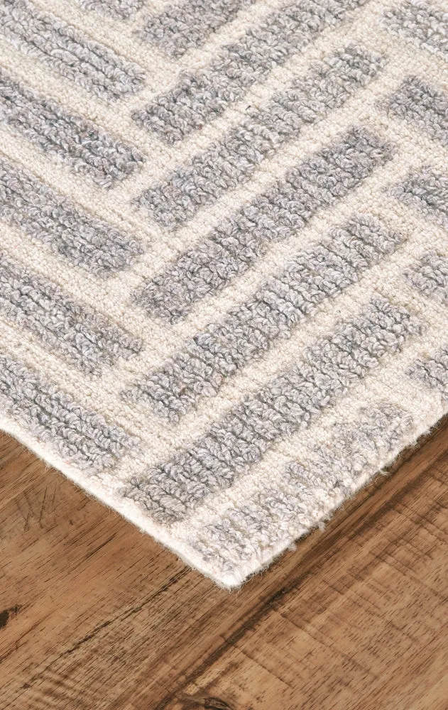 Asher Geometric Taupe/Natural Rug