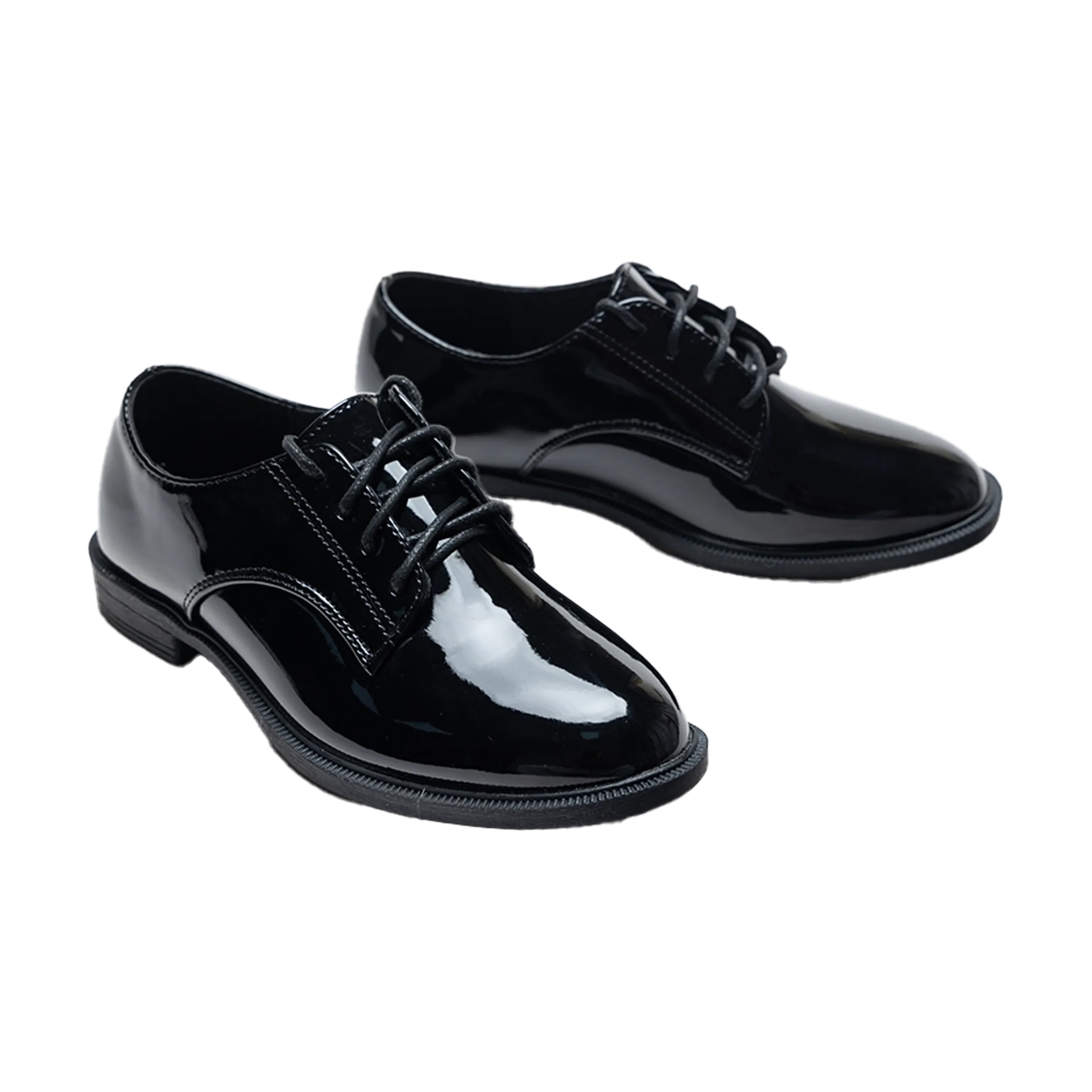 Black Oxford Laced Dress Shoes