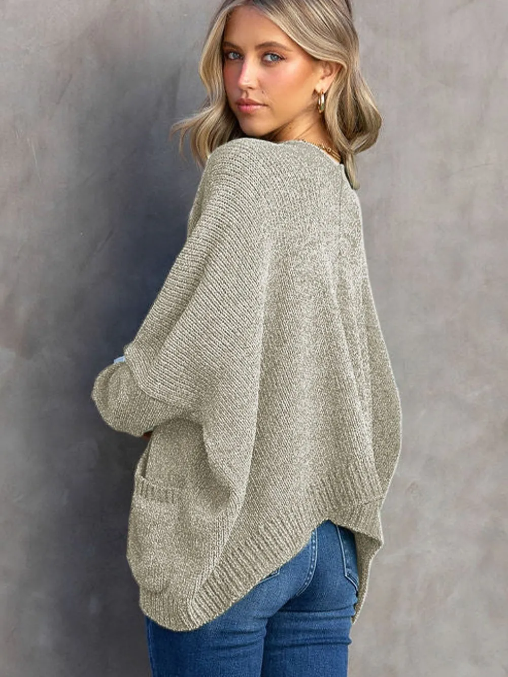 Button-Down Knit Cardigan
