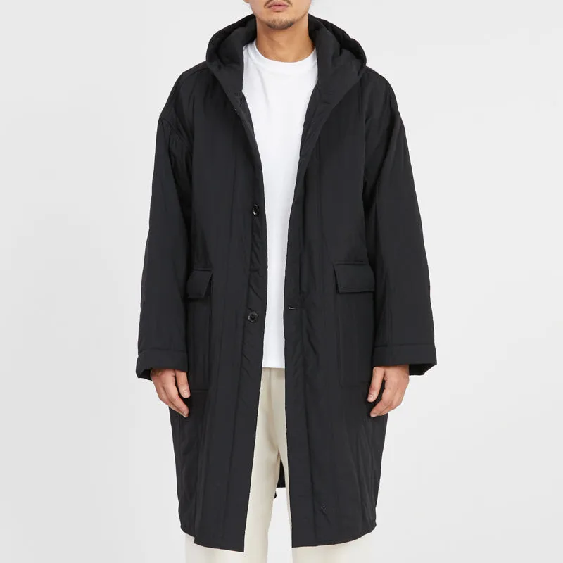 Canopy Coat - Black Quilted Recycled Nylon