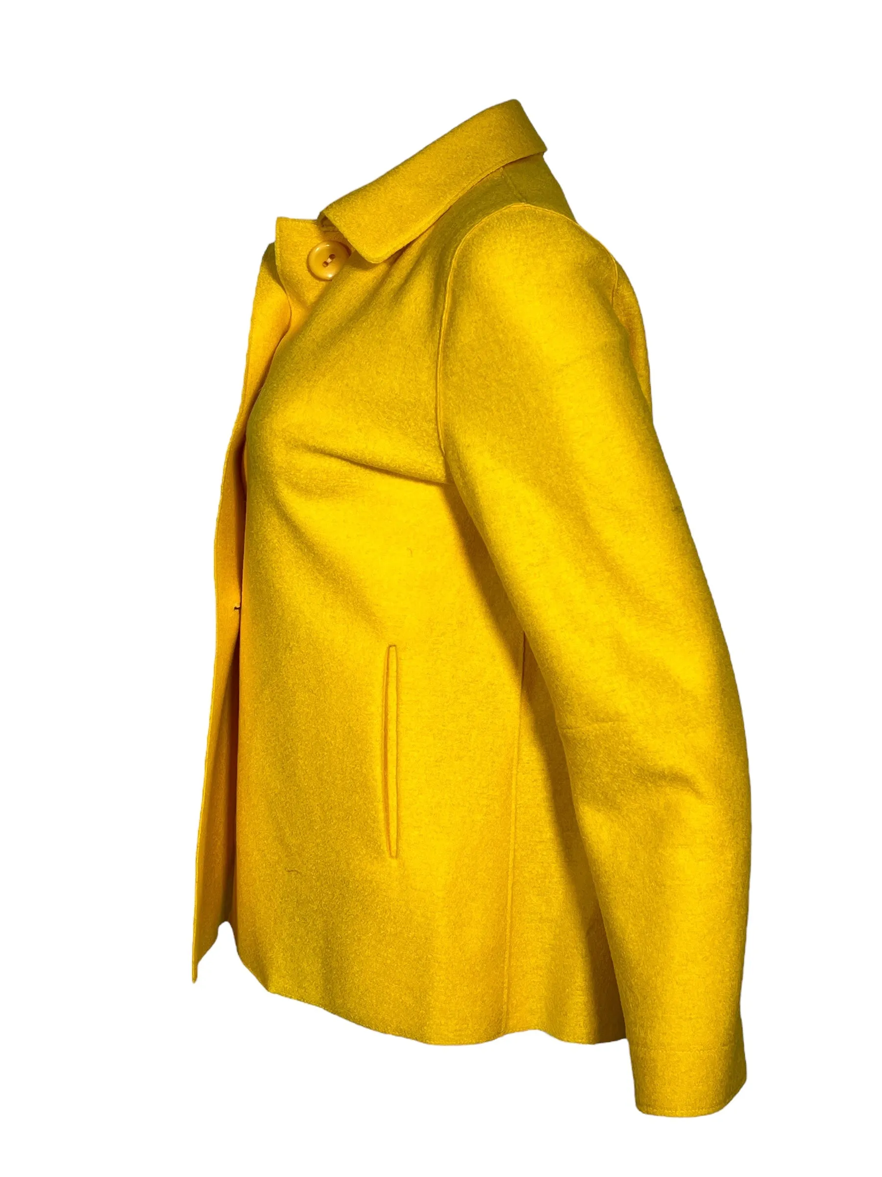CINZIA ROCCA CAR COAT - SUNFLOWER