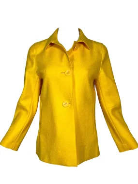 CINZIA ROCCA CAR COAT - SUNFLOWER