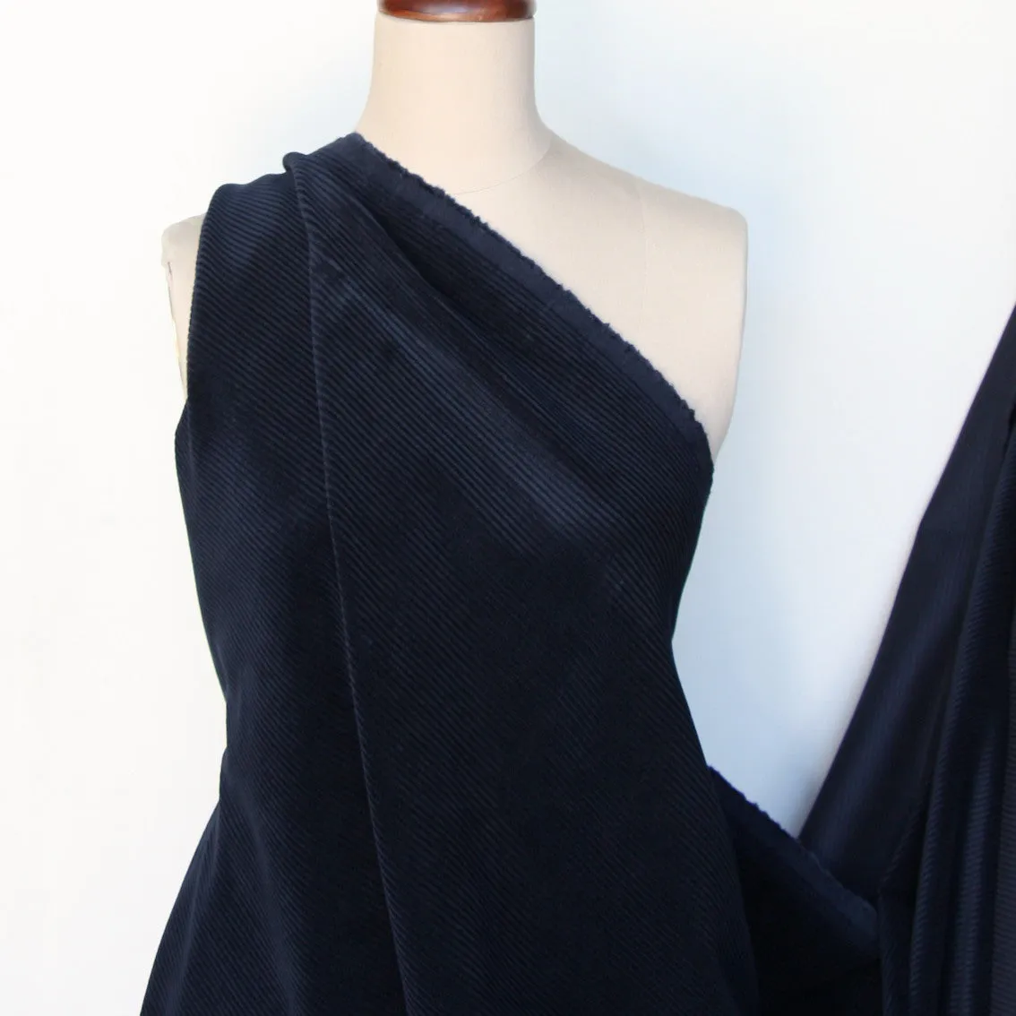 Corded Dark Navy  - Jumbo Corduroy