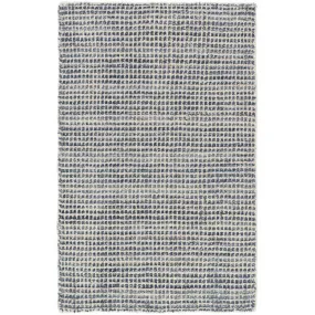 Dash & Albert Homer Blue Loom Knotted Wool/Viscose Rug