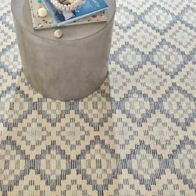 Diamond Cove Blue Hand Tufted Rug