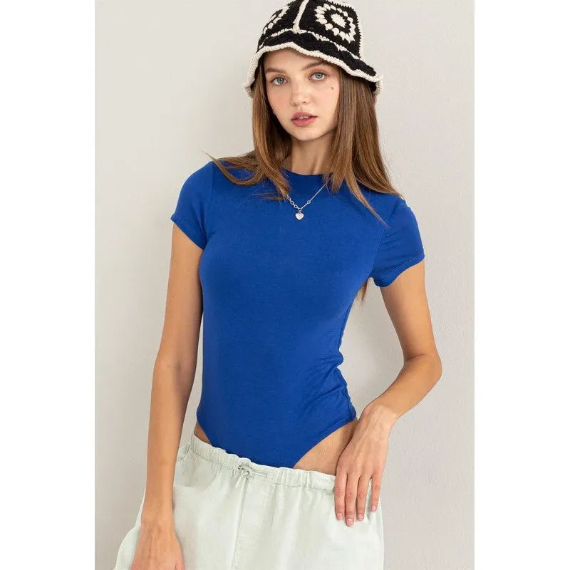 Double Layered Cap Sleeve Bodysuit