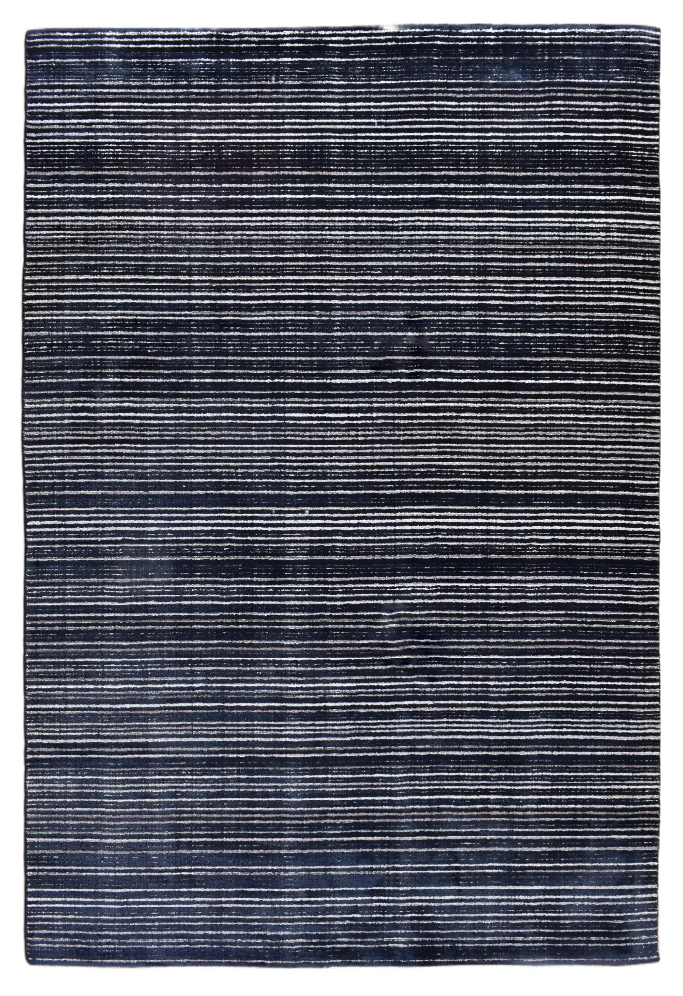 Eccentric Lines 110 Charcoal Rug