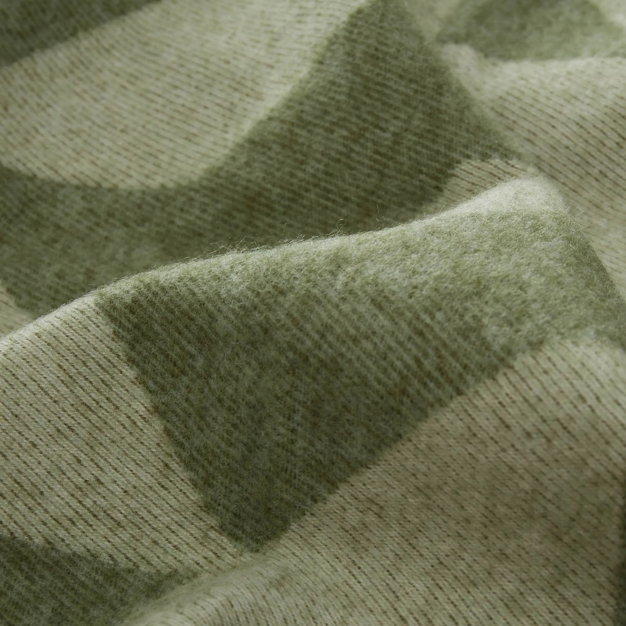 Farum Merino Blanket [Green/Cream]