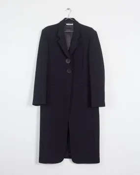 Georgia Alice single breasted maxi coat, french navy, 12