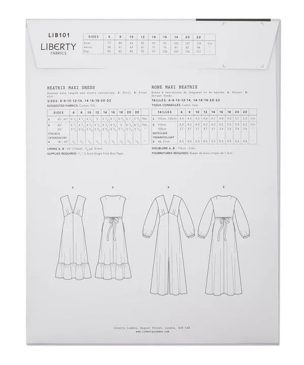 Liberty Beatrix Maxi Dress