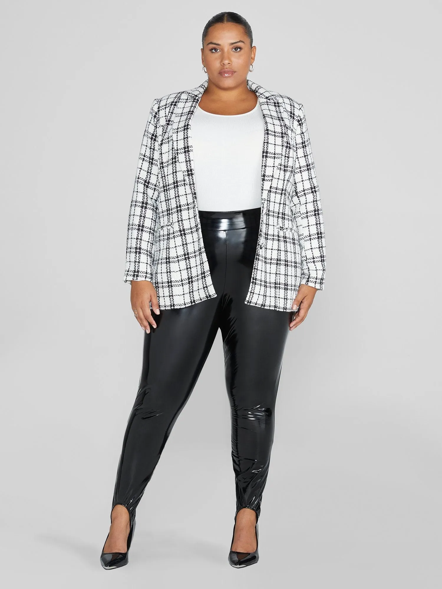 Loren Plaid Blazer