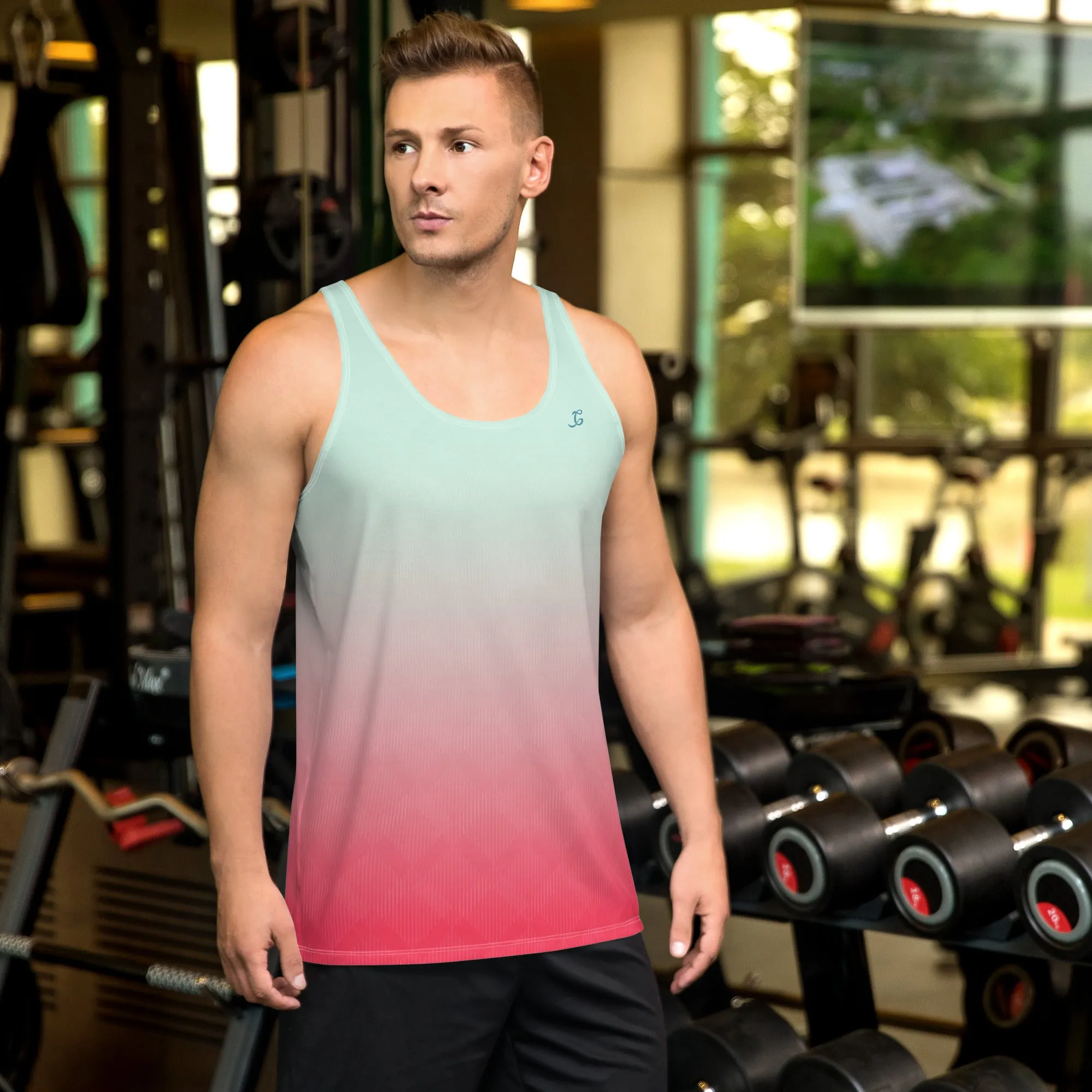 Men's Tank Top – Sunset Ombre