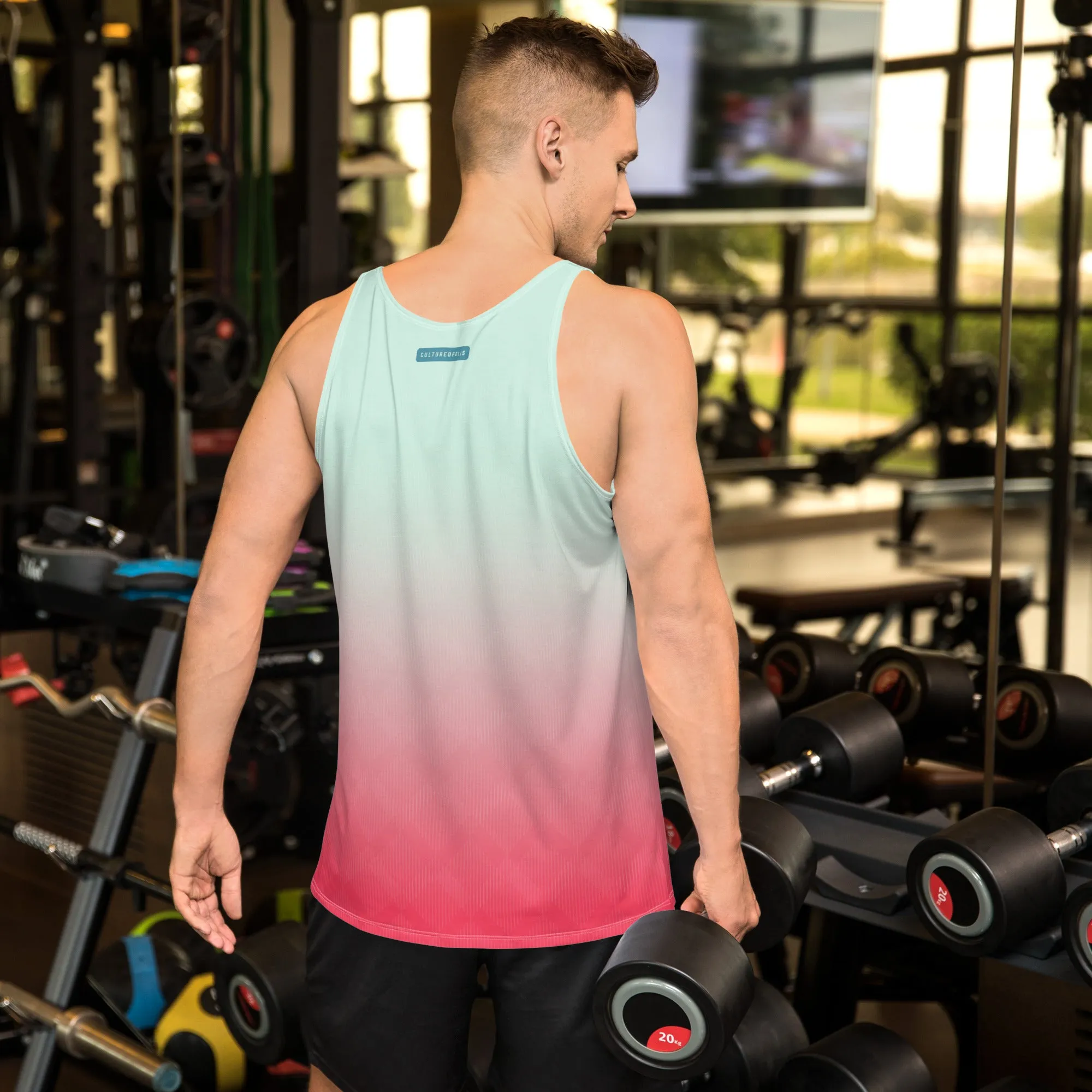 Men's Tank Top – Sunset Ombre