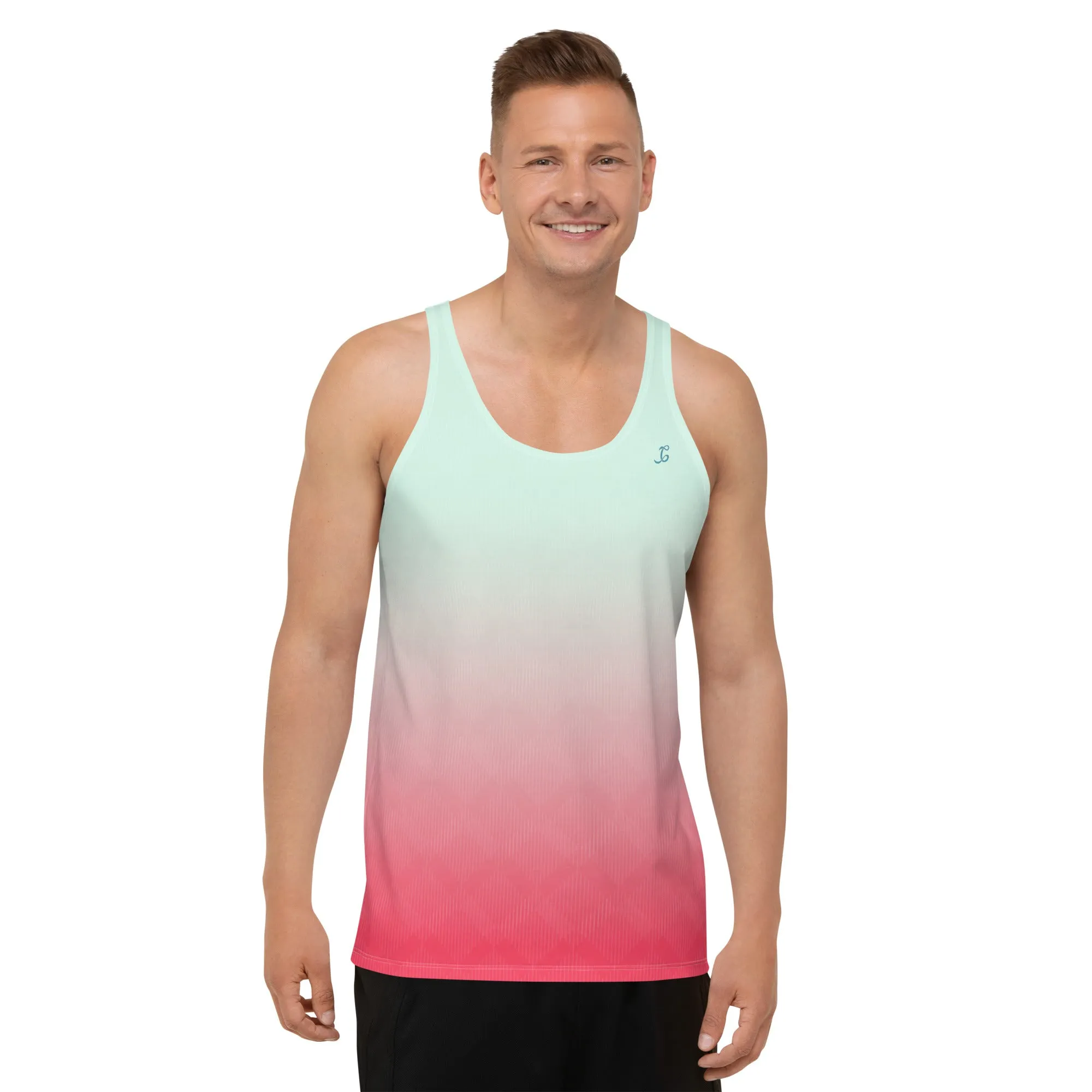 Men's Tank Top – Sunset Ombre