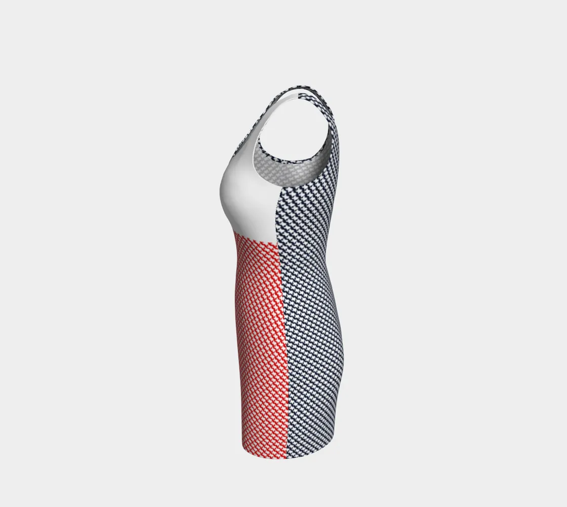 Micro Texas Polka Dot Bodycon Dres
