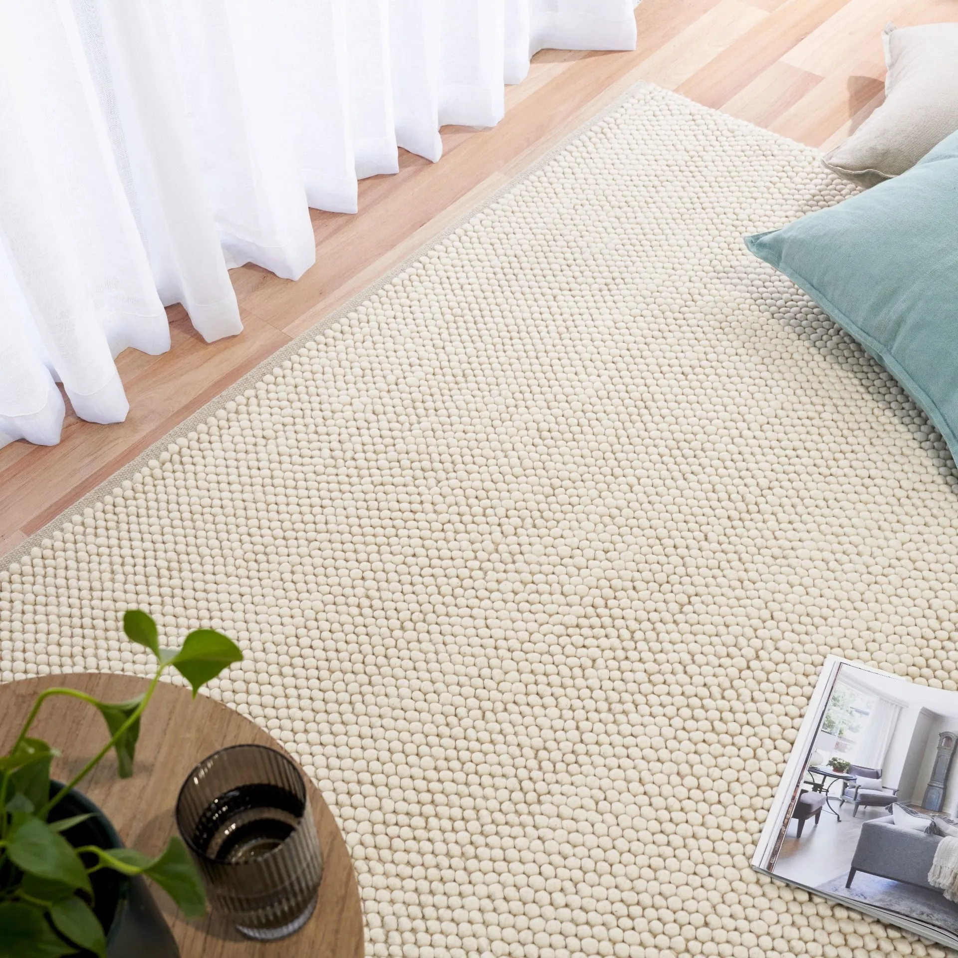 Murmur Wool Rug - Cream