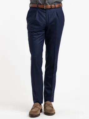 Navy Wool Dress Pants