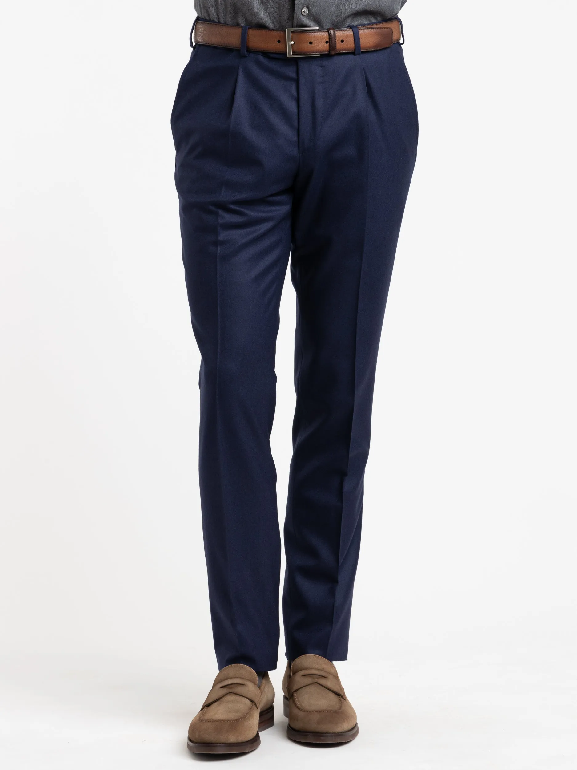 Navy Wool Dress Pants