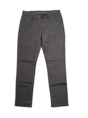 Perry Ellis Mens Five Pocket Dress Pants  Grey 32 x 32