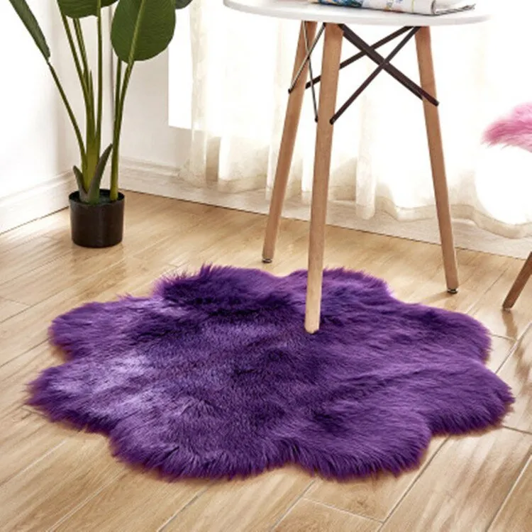 Plum Blossom Wool Shag