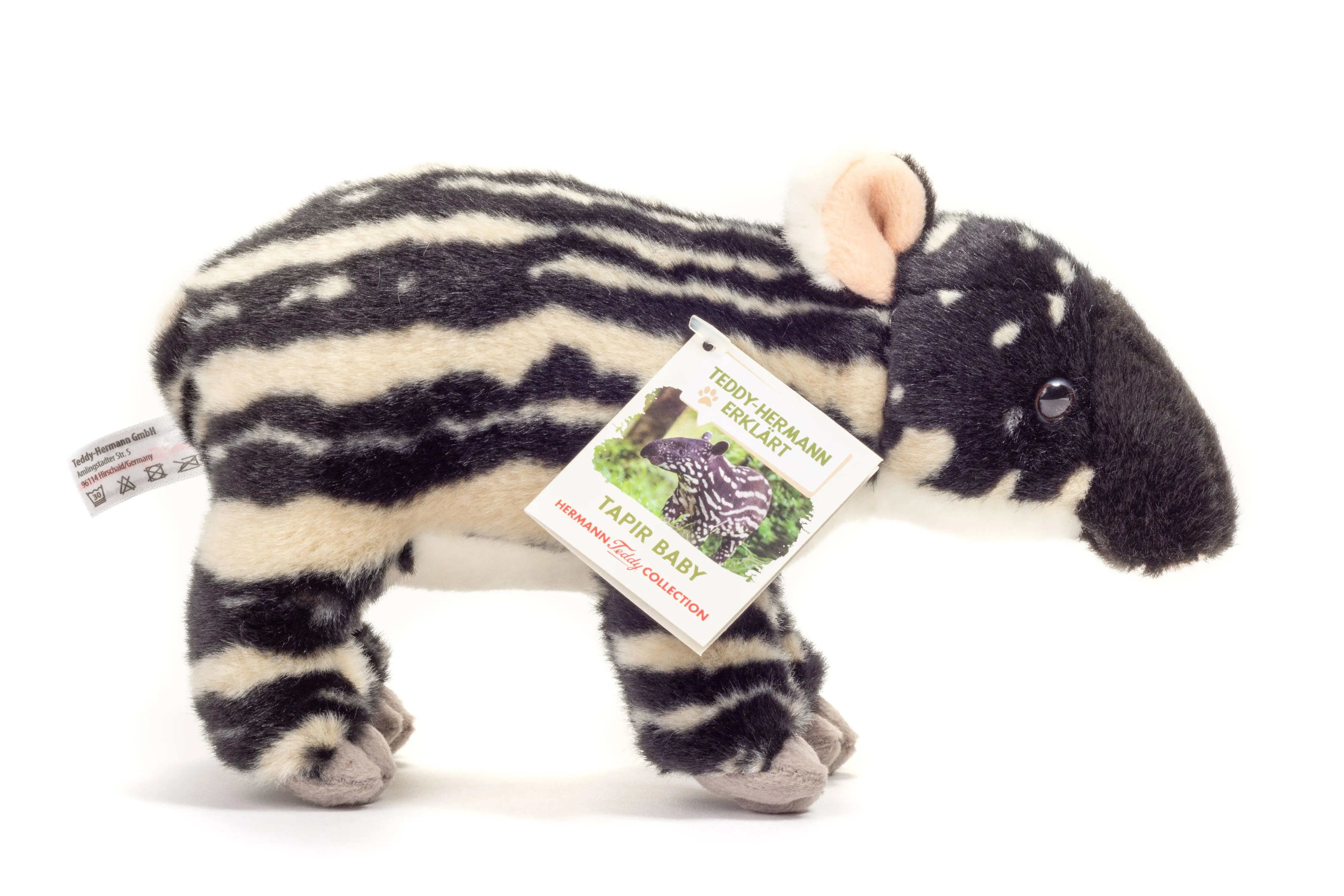 Realistic Baby Tapir Plush Toy by Teddy Hermann -24 cm