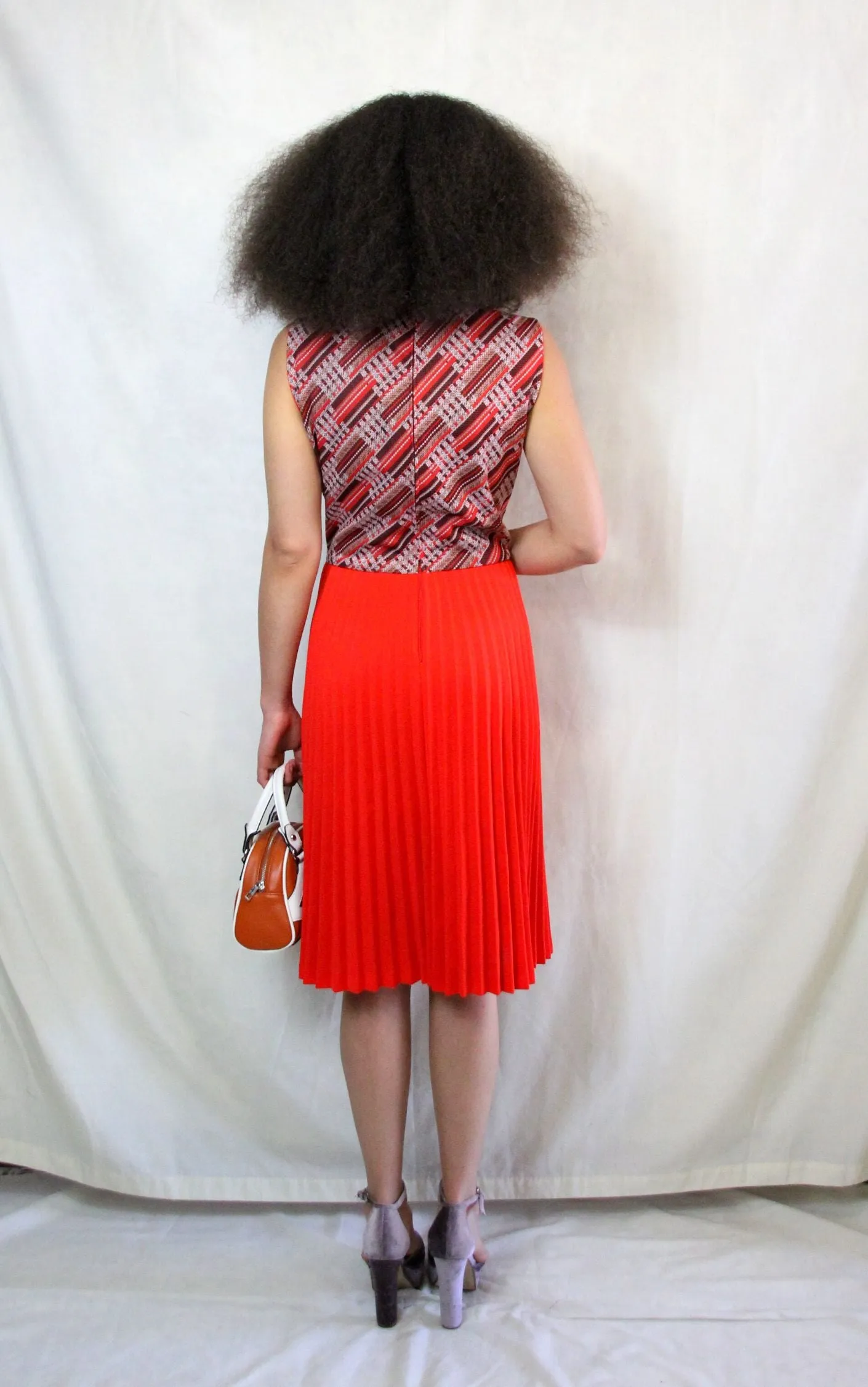 RENT Vintage 1960's Red Mod Dress