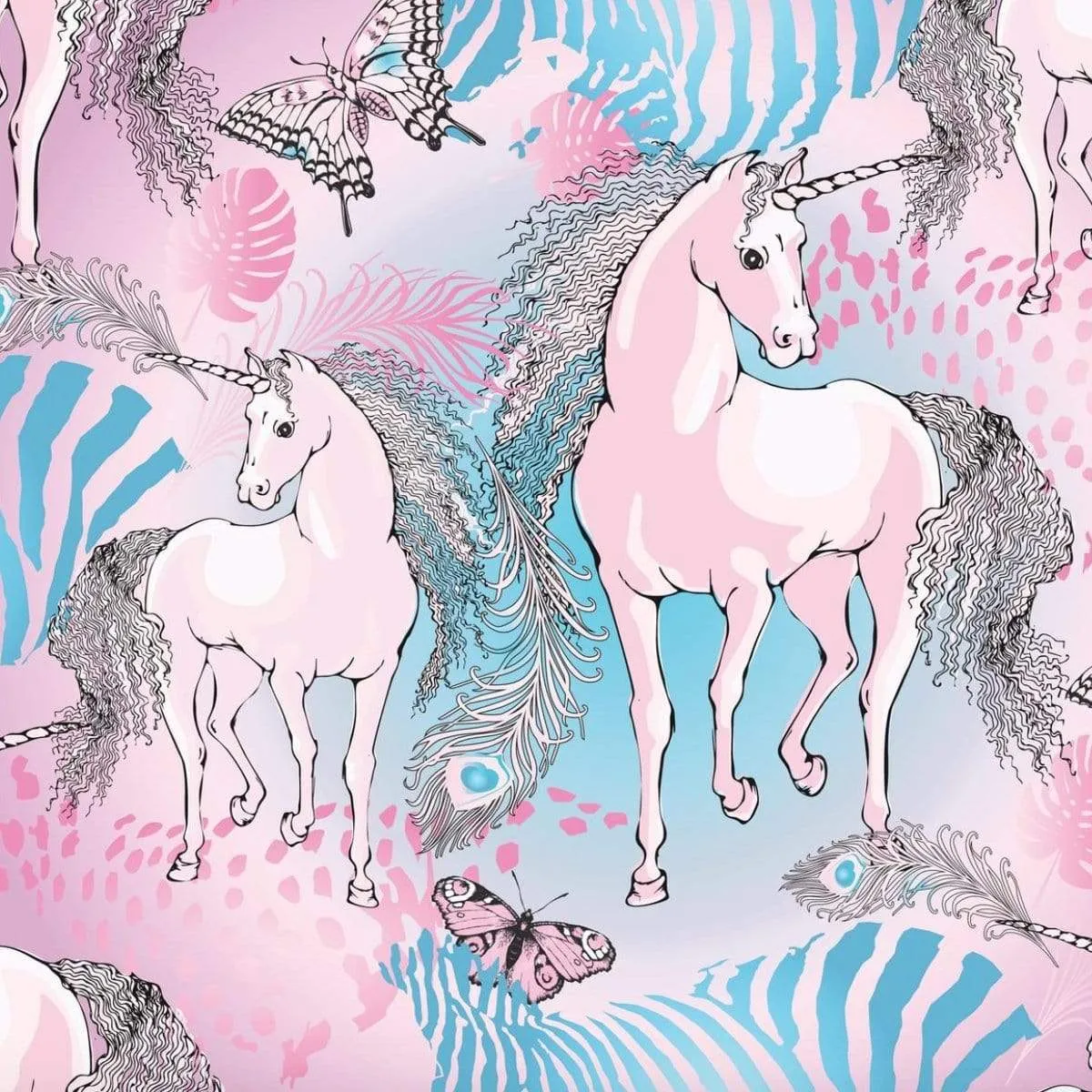 Rock Your Baby Magic Unicorns Baby Girl Dress