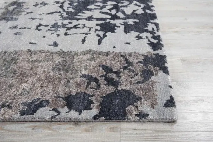Silk Shadows SHA16 Silver Grey Rug