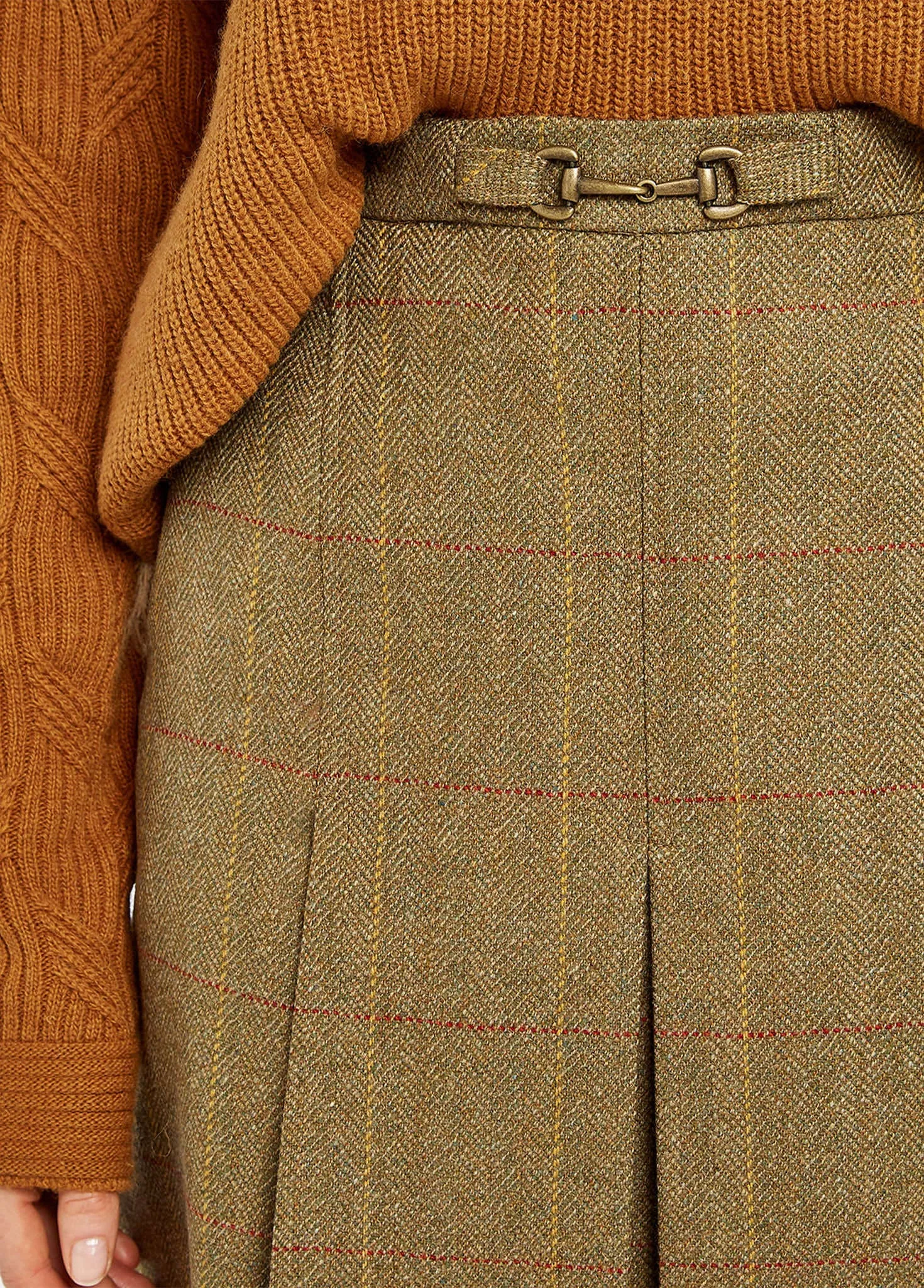 Spruce Tweed Skirt - Elm