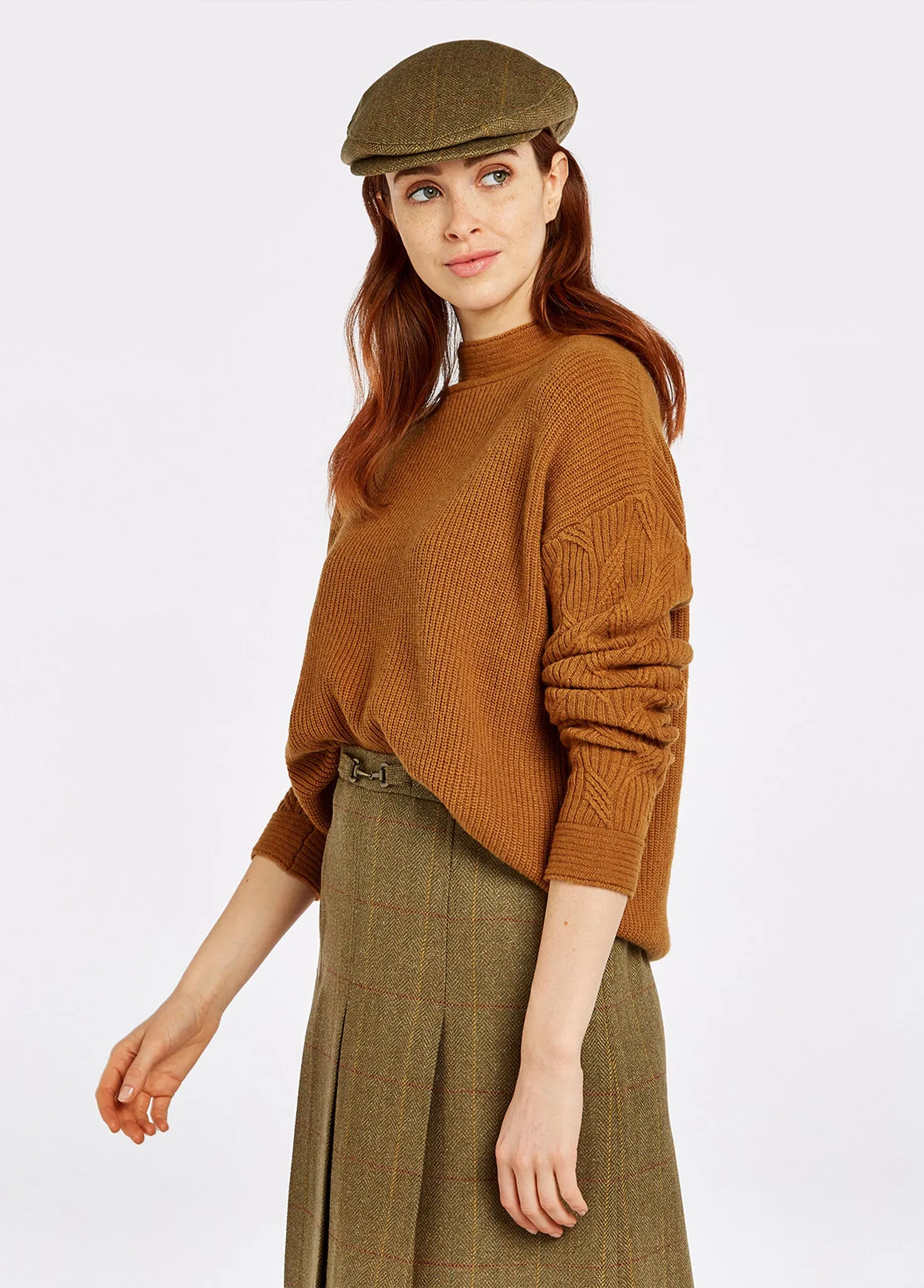 Spruce Tweed Skirt - Elm