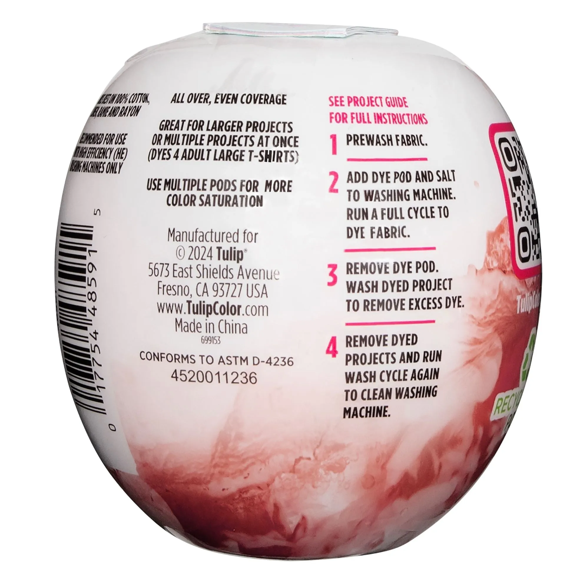 Tulip Fabric Dye Pod Stop (Red)