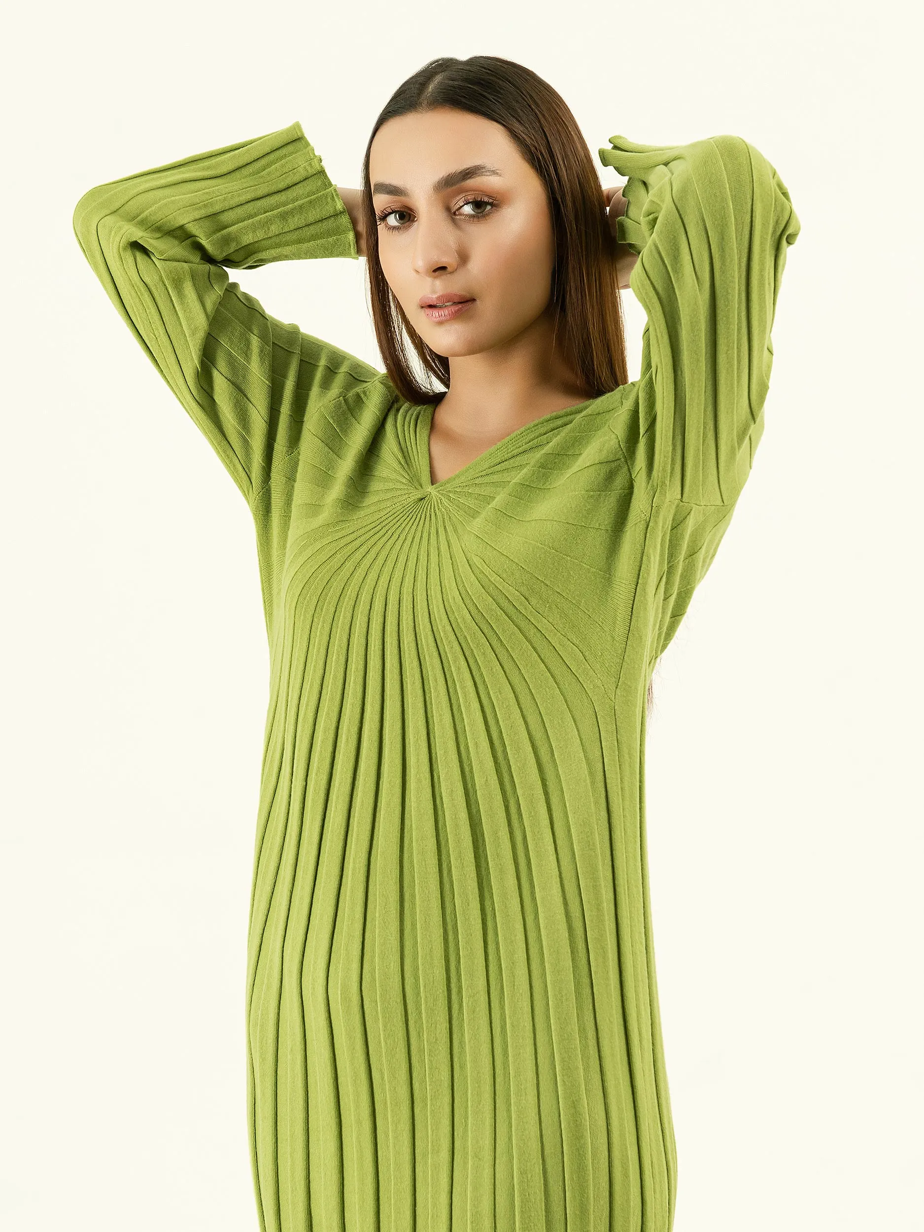 Woolen Bodycon Dress