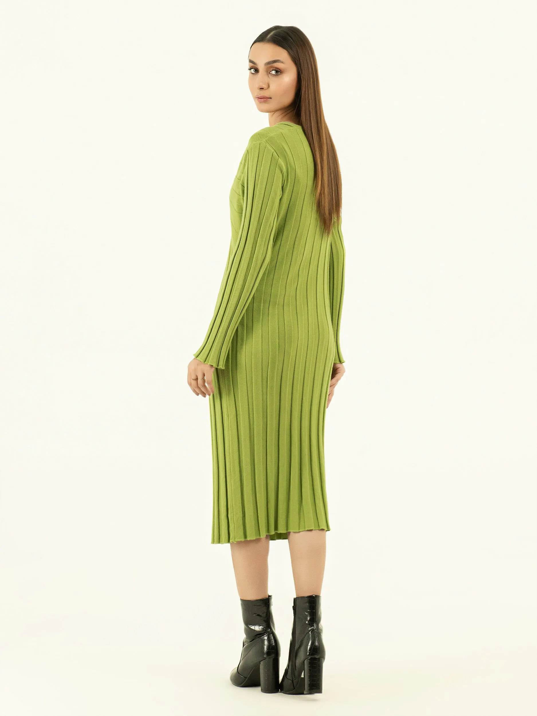 Woolen Bodycon Dress